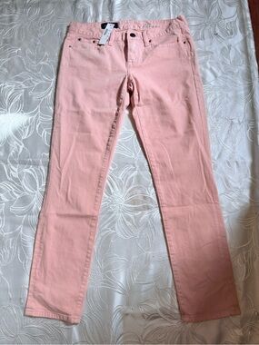 J. Crew Light Pink Straight-Leg Jeans Ankle Length - Size 29